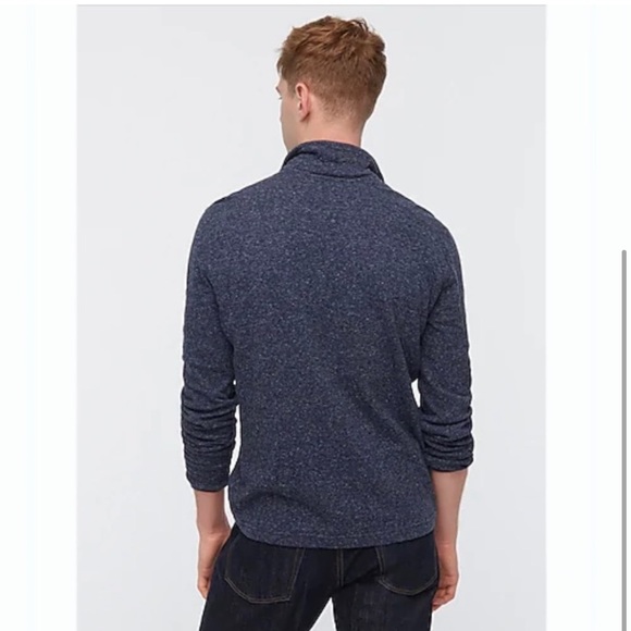 NEW J. Crew Double-Knit Half-Zip Grey Pullover Shirt XS - Picture 3 of 3